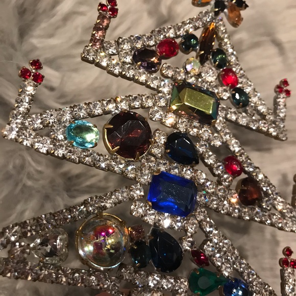 Vintage Jeweled Christmas Tres - Picture 11 of 16